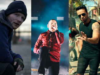 Ed Sheeran, Chester Bennington, Luis Fonsi